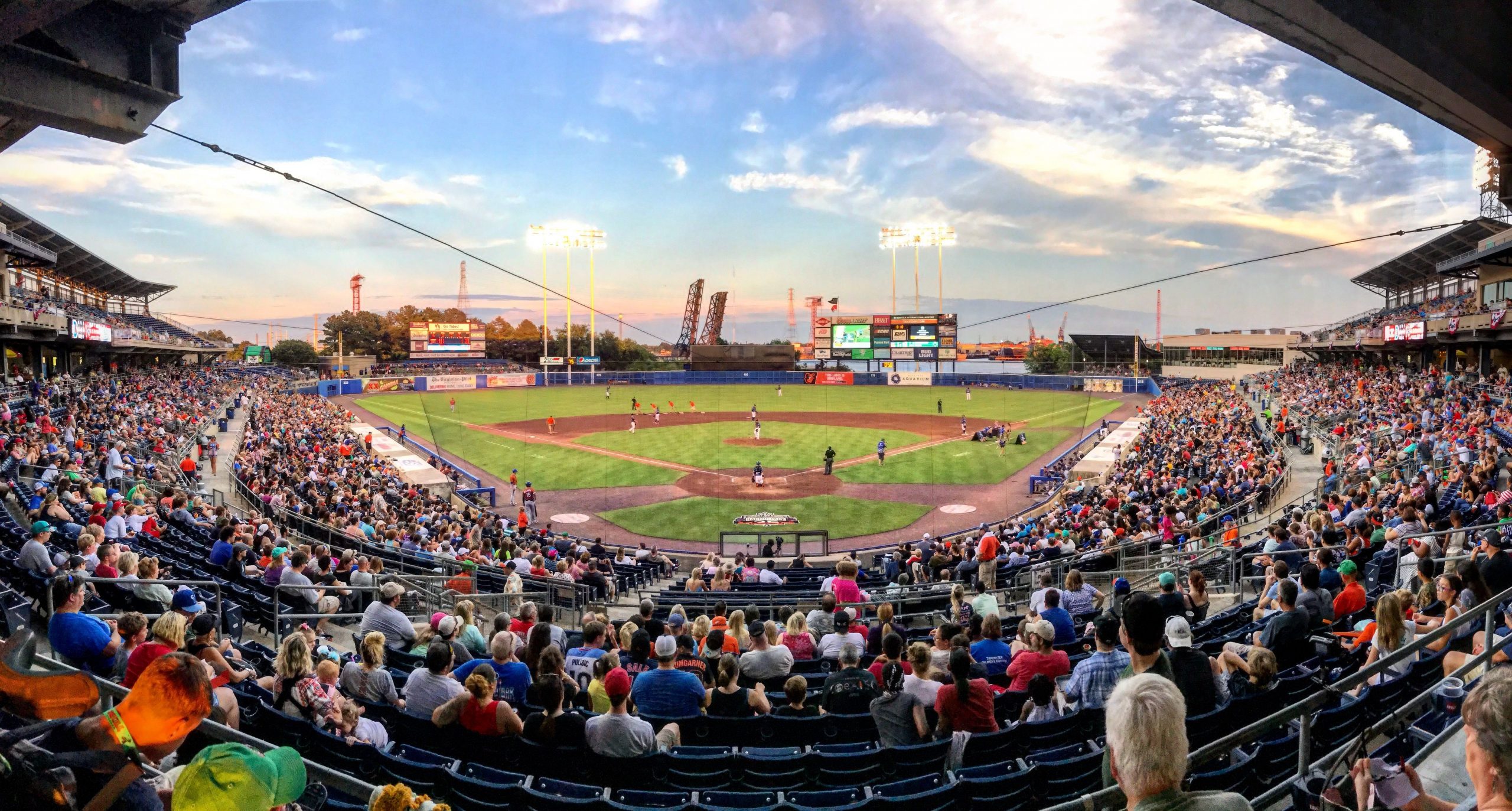 Baseball field at hampton roads