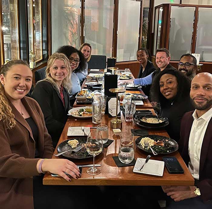 Professional Development Team on naval ship